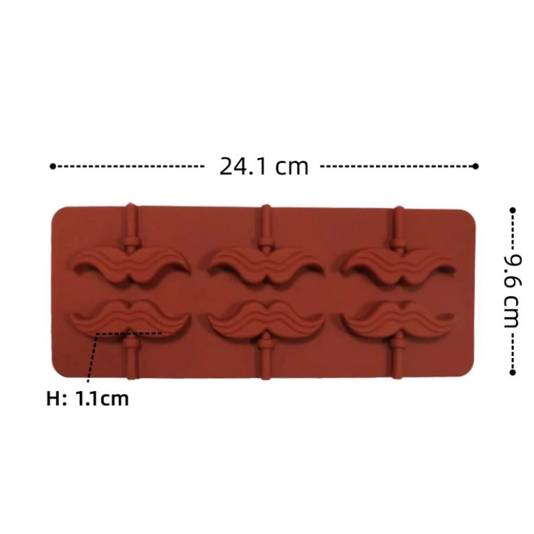 Beard Shape Silicone Chocolate Mold Usa Europe