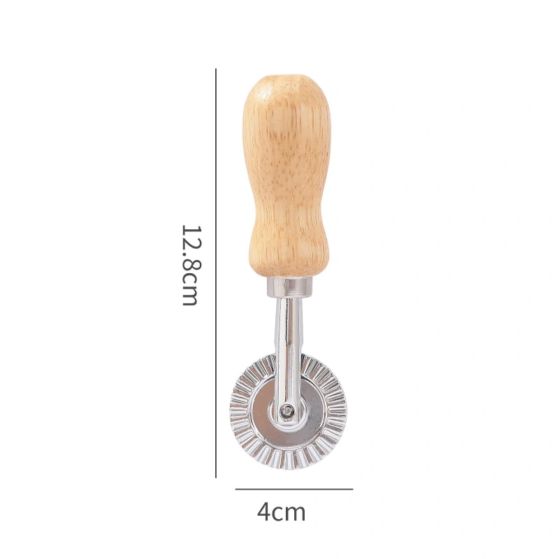 Roda grande canelada para cortar biscoitos