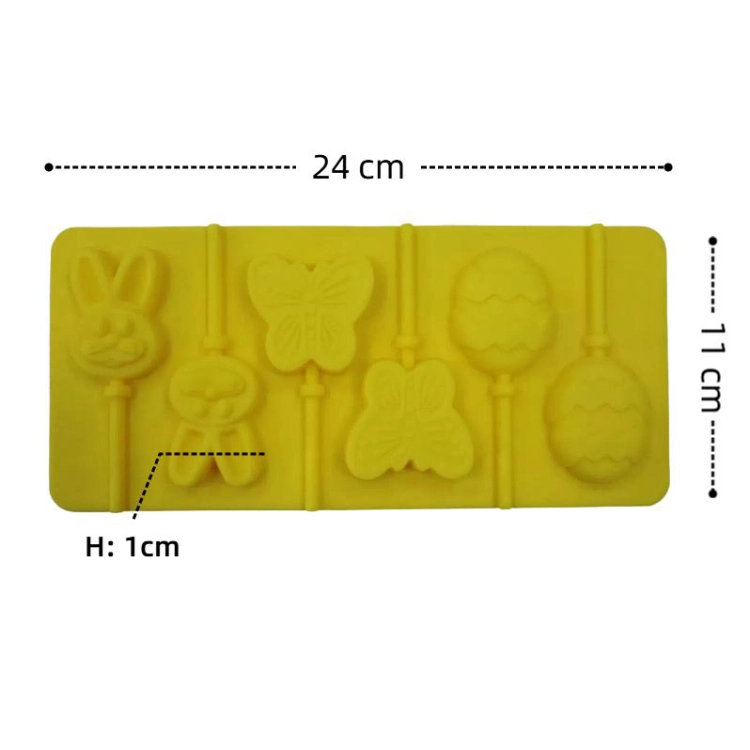 Wholesale Milk Sticks Butterfly Rabbit Egg Silicone Chocolate Mold