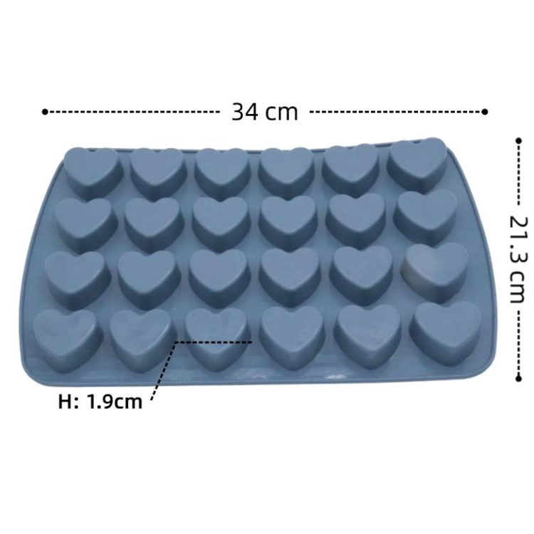 Food Grade Heart Shaped Silicone Chocolate