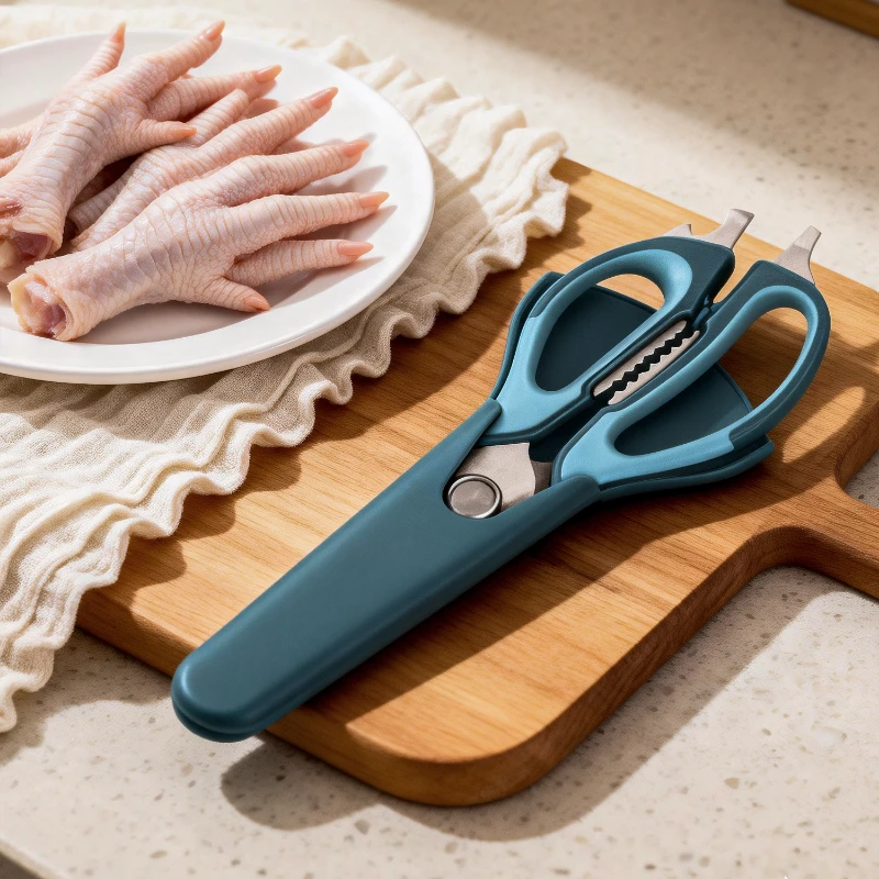 Oem Pasgemaakte Kombuisskêr Met Magnetiese Houer 3