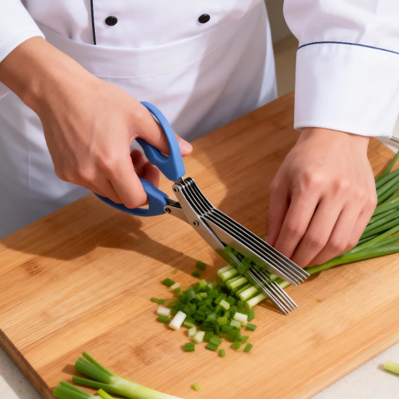 Fabricante atacadista de tesouras de aço inoxidável para cortar ervas 2