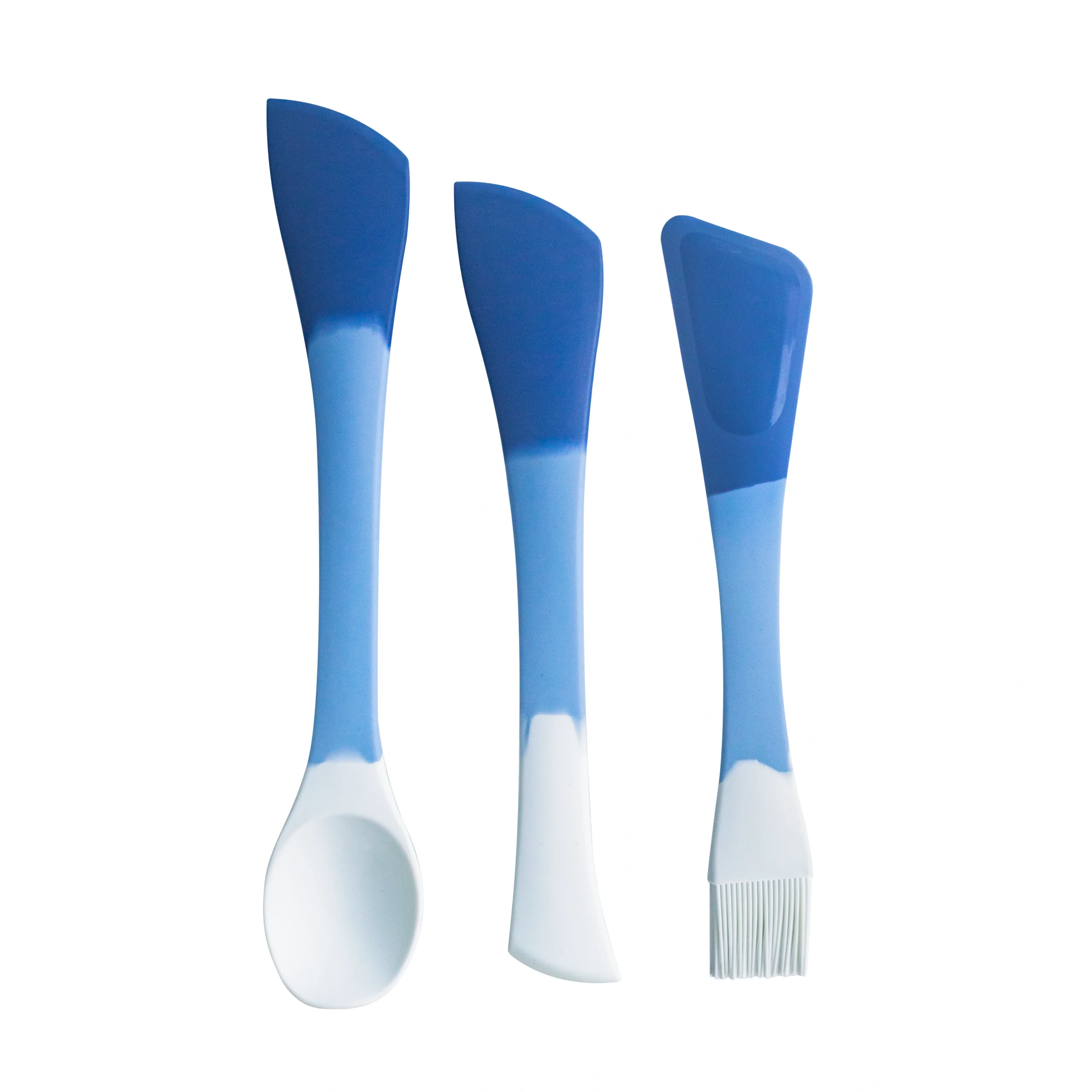 Custom 2 In 1 Silicone Spatula Spoon Oil Bursh Set