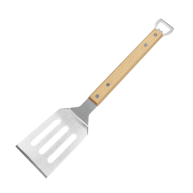 Spatule ajourée multifonctionnelle en métal de marque privée (lot de 2)