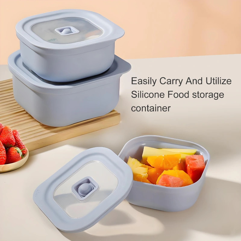 Fournisseur OEM de contenants alimentaires en silicone 4