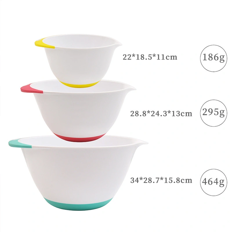 Oem Sourcing Plastic Mixing Bowl Set Of 3 Supplier 2