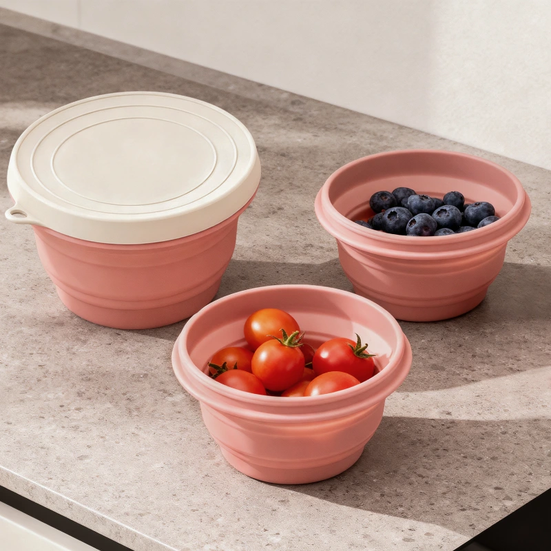 Custom Collapsible Lunch Box Silicone 4