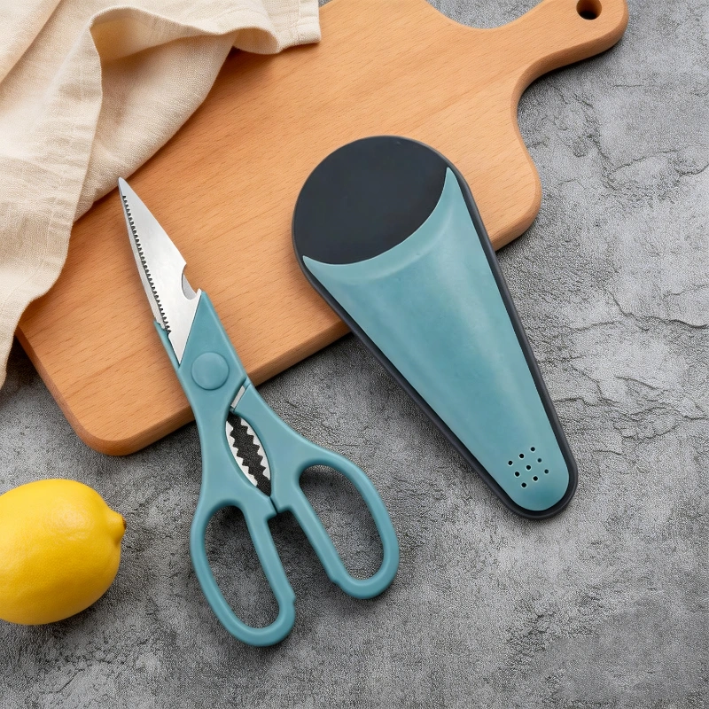 Custom Multifunction Kitchen Scissors With Magnetic Holder 3