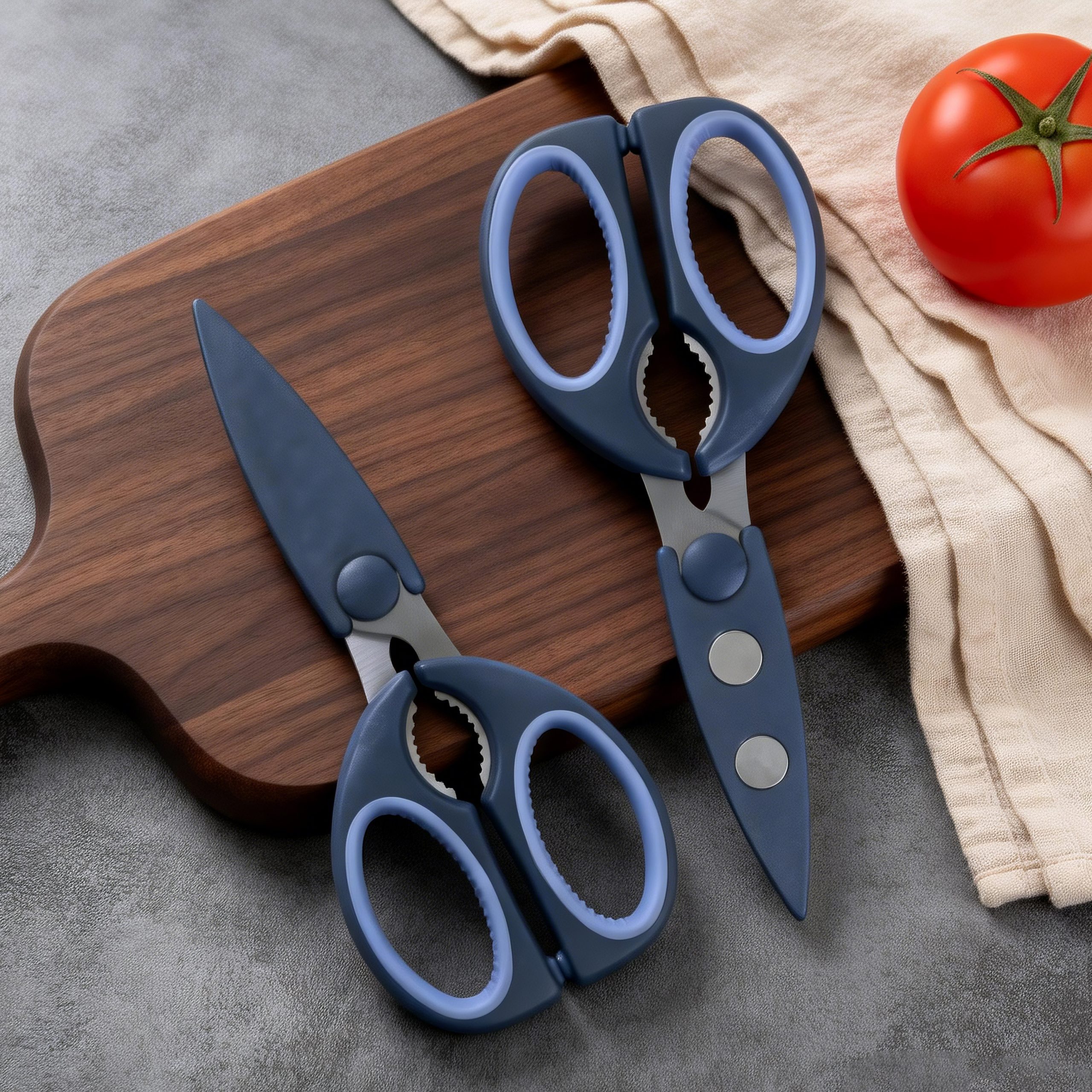 Wholesale Promotional Utility Scissors With Magnetic Holder 2