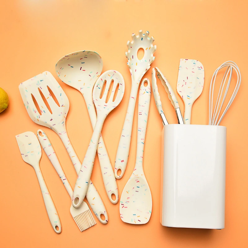 Custom Confetti Full Silicone Kitchenware Set 1