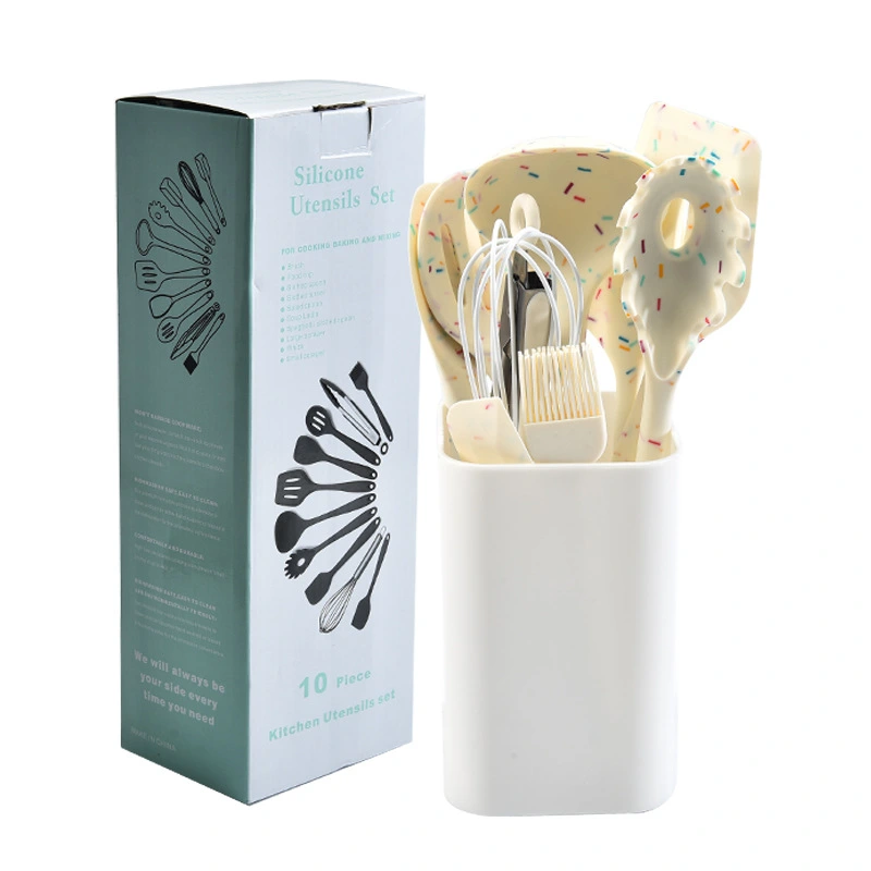 Custom Confetti Full Silicone Kitchenware Set 3
